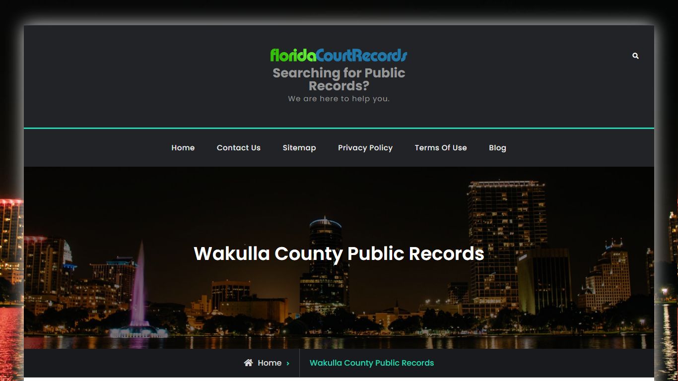 Wakulla County Public Records | Searching for Public Records?